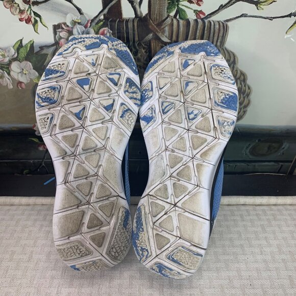 Nike Free Trainer V7 UNC Mens 7.5 Blue & White Mesh Running Shoes - Picture 7 of 8